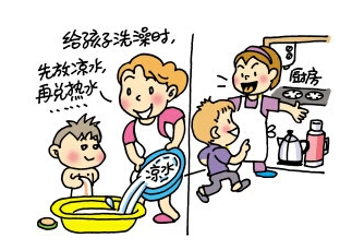 燒燙傷：流動(dòng)涼水沖洗，別涂牙膏