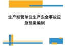 生產(chǎn)經(jīng)營(yíng)單位生產(chǎn)安全事故應(yīng)急預(yù)案編制