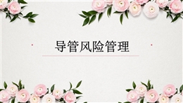 導(dǎo)管風(fēng)險(xiǎn)管理